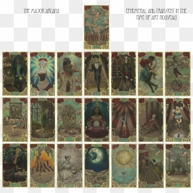 Ephemeral Art Nouveau, HD Png Download - tarot card png