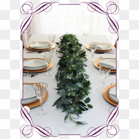 Australian Christmas Table Decorations, HD Png Download - christmas greenery png