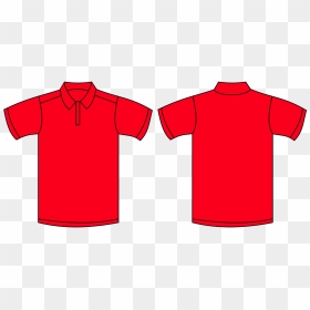 Red Polo Shirt Template, HD Png Download - polo png