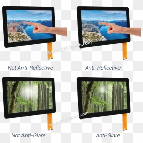 Wholesale Price Capacitive Touch Screen Glass Glass - Picture Frame, HD Png Download - glass glare png