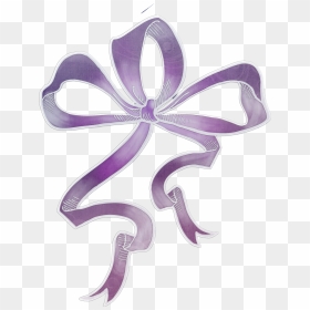 Illustration, HD Png Download - purple bow png