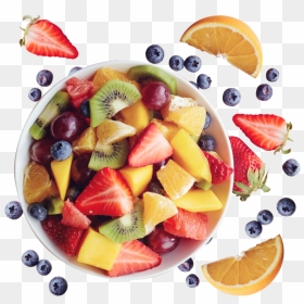 Fruit Salad - Strawberry, HD Png Download - fruit salad png