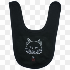 Fat Cat Direct To Garment Baby Bib - Black Cat, HD Png Download - fat cat png