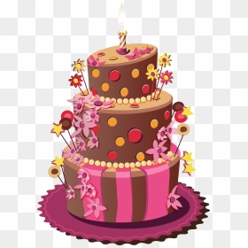 Birthday Cake Wedding Cake Sugar Cake Torte - Birthday Cake Png File, Transparent Png - wedding cake png