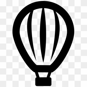 Striped Hot Air Balloon - Ville De Saint Etienne, HD Png Download - air balloon png