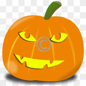 Pumpkin Halloween Clip Art Sad, HD Png Download - pumpkin .png