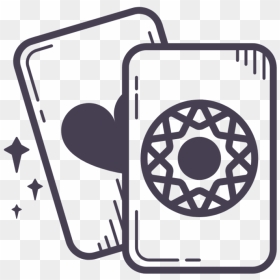 Mindful Message Tarot Card Symbols - Tarot Card Clipart, HD Png Download - tarot card png