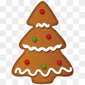 Gingerbread Clipart Christmas Tree - Transparent Christmas Cookie Png, Png Download - xmas tree png