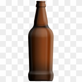 Brown Bottel Free Clipart Download, HD Png Download - beer bottle vector png