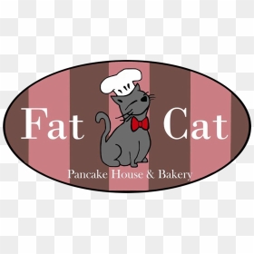 Fat Cat Pancake House And Bakery - Fat Cat Pancake House, HD Png Download - fat cat png