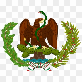 Escudo Nacional De Los Estados Unidos Mexicanos - Republic Of Mexico Flag, HD Png Download - bandera de usa png