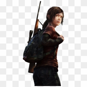 Ellie The Last Of Us Transparent - Last Of Us Render, HD Png Download - the last of us logo png