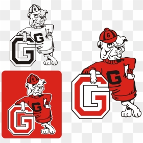Georgia Bulldogs Retro Logo , Png Download - Old Georgia Bulldog Logo, Transparent Png - georgia bulldogs logo png