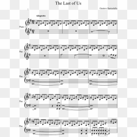 The Last Of Us Sheet Music Composed By Gustavo Santaolalla - Spartito Pianoforte Someone Like You, HD Png Download - the last of us logo png