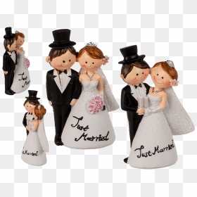Figurine Gateau Mariage Champetre, HD Png Download - wedding couple png