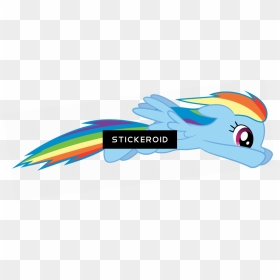 Rainbow Dash Jump , Png Download - Rainbow Dash Flying Fast, Transparent Png - jump png