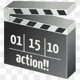 Movie Clapper Board Clipart, HD Png Download - film slate png