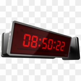 Clocks Clipart Digital - Digital Timer Clock, HD Png Download - digital clock png
