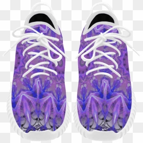 Abstract Plum Ice Crystal Palace Lattice Lace Grus - Sneakers, HD Png Download - ice crystal png