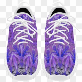 Abstract Plum Ice Crystal Palace Lattice Lace Grus - Sneakers, HD Png Download - ice crystal png