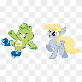 Care Bears, Care Bears Adventures Of Care A Lot, Derpy - Green Care Bear Names, HD Png Download - care bears png