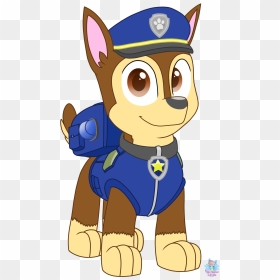 Chase Paw Patrol Vector - Chase Paw Patrol, HD Png Download - chase paw patrol png