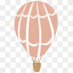 Peach Hot Air Balloon Png - Hot Air Balloon, Transparent Png - air balloon png