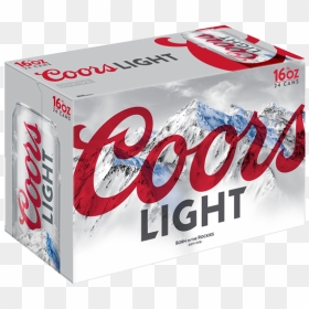 Coors Light 18 Pack Cans, HD Png Download - coors light logo png