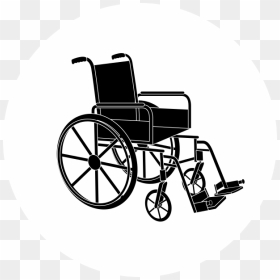 Clipart Hospital Wheelchair - Wheelchair, HD Png Download - wheelchair silhouette png