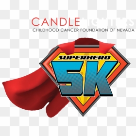 Candlelighters Superhero 5k, HD Png Download - superhero cape png