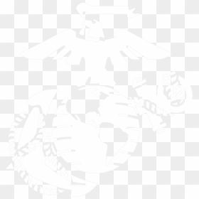 Usmc Drawing Stencil - Marine Corps, HD Png Download - usmc png