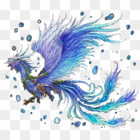 #phoenix #bird - Blue Phoenix Bird, HD Png Download - phoenix bird png
