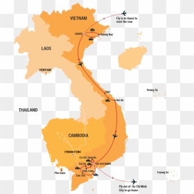 Map - Visit In Vietnam On Map, HD Png Download - vietnam png