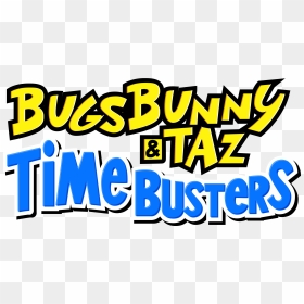 Bugs Bunny & Taz - Bugs Bunny & Taz Time Busters Logo, HD Png Download - taz png