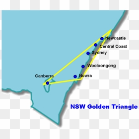 Nsw Golden Triangle - Golden Triangle Nsw, HD Png Download - gold triangle png