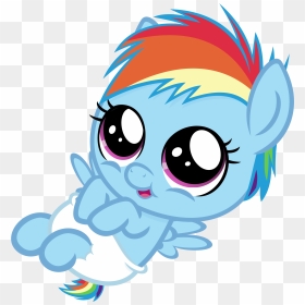 Yoshi Clipart Dashie - Cute Baby My Little Pony, HD Png Download - bebe png