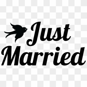 Car Decal Signitup Com - Calligraphy, HD Png Download - just married png