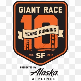 San Francisco Giant Race Presented By Alaska Airlines, HD Png Download - alaska airlines logo png