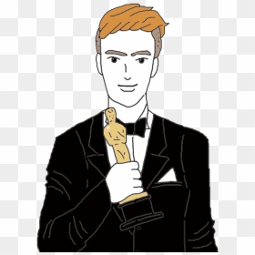 Oscars - Cartoon, HD Png Download - oscar statue png