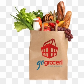 Gogroceri Offers Convenient On-line And Mobile Grocery - Grocery Bag Png, Transparent Png - grocery png