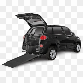 Wheelchair-accessible Fiat 500l, HD Png Download - wheelchair silhouette png