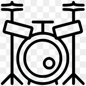 Drum Set - Drum Set Icon Png, Transparent Png - drum set png