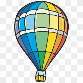 Parachute Clip Art - Hot Air Balloon Free Clipart, HD Png Download - air balloon png