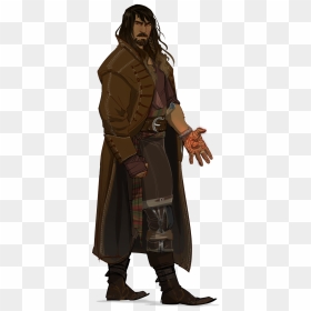 Human Male Sorcerer - D&d Male Human Warlock, HD Png Download - male wig png