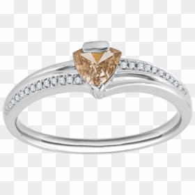 Engagement Ring, HD Png Download - gold triangle png