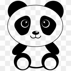 Cute Panda Png Pic - Cartoon Panda Bear, Transparent Png - cute png images