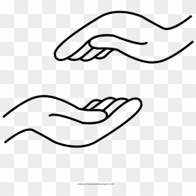 Transparent Helping Hand Png - Helping Hands Coloring Page, Png Download - helping hand png