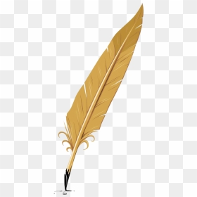 Writing Feather Png - Feather Pen, Transparent Png - quill pen png