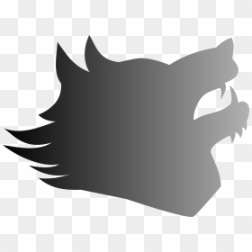 Wolf Silhouette Drawing - Silhouette Of Wolfs Head, HD Png Download - lobo png