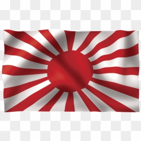 Ww2 Japanese Rising Sun Flag, HD Png Download - japanese flag png